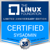 Abzeichen Linux Foundation Certified System Administrator (LFCS)